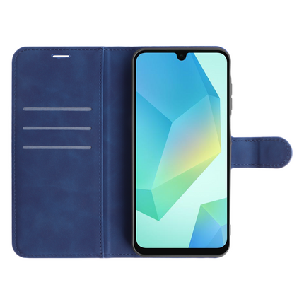 PrimeWallet Case - Samsung Galaxy A16 - PU leather Wallet Case - Blue