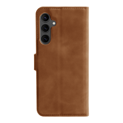 PrimeWallet Case - Samsung Galaxy A16 - PU leather Wallet Case - Brown