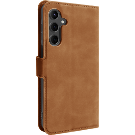 PrimeWallet Case - Samsung Galaxy A16 - PU leather Wallet Case - Brown