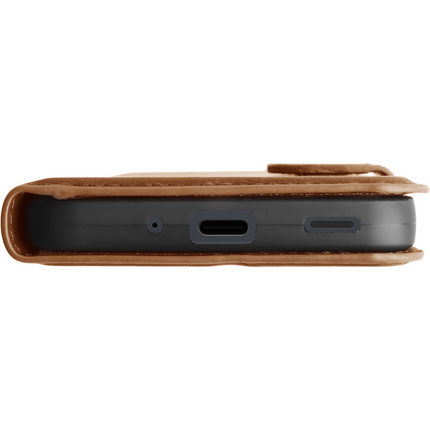 PrimeWallet Case - Samsung Galaxy A16 - PU leather Wallet Case - Brown