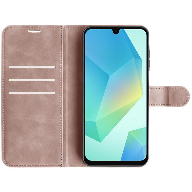 PrimeWallet Case - Samsung Galaxy A16 - PU leather Wallet Case - Pink