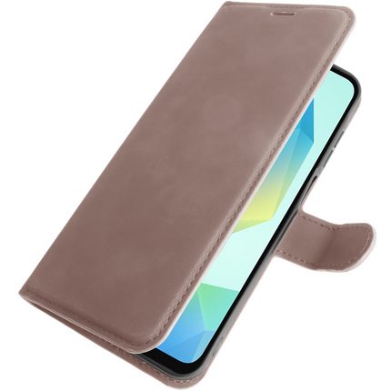 PrimeWallet Case - Samsung Galaxy A16 - PU leather Wallet Case - Pink