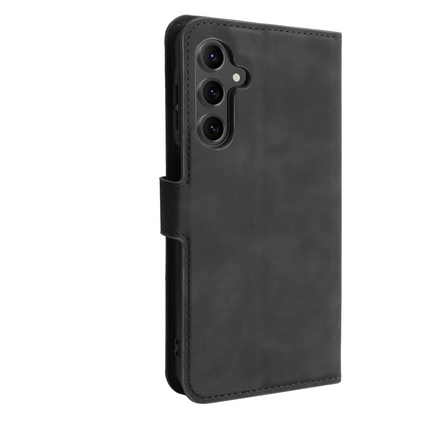 PrimeWallet Case - Samsung Galaxy A16 - PU leather Wallet Case - Black