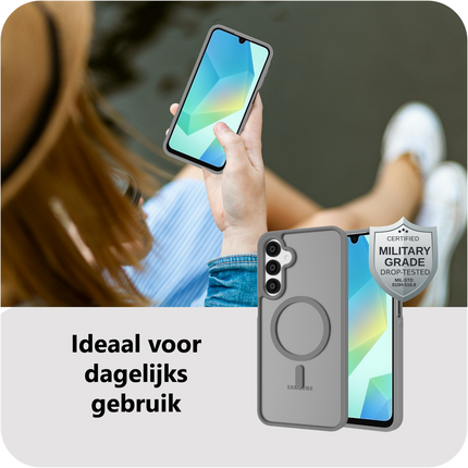ArmorElite Case - Samsung Galaxy A17 (4G / 5G) - Military Grade Back Cover - (compatible with MagSafe) - Grey