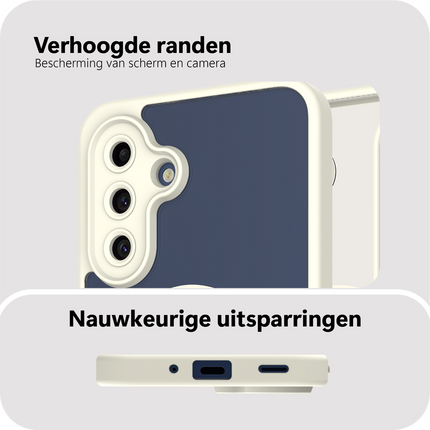 ArmorElite Case - Samsung Galaxy A18 / A17 (4G / 5G) - Compatibel met MagSafe - Military Grade Backcover - Ivory