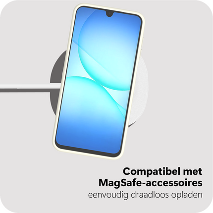 ArmorElite Case - Samsung Galaxy A18 / A17 (4G / 5G) - Compatibel met MagSafe - Military Grade Backcover - Ivory
