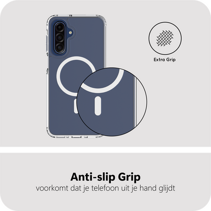 ArmorElite Case - Samsung Galaxy A18 / A17 (4G / 5G) - Compatibel met MagSafe - Military Grade Backcover - Clear