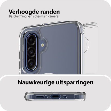 ArmorElite Case - Samsung Galaxy A18 / A17 (4G / 5G) - Compatibel met MagSafe - Military Grade Backcover - Clear