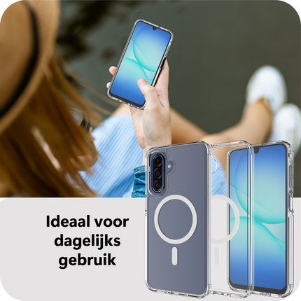 ArmorElite Case - Samsung Galaxy A18 / A17 (4G / 5G) - Compatibel met MagSafe - Military Grade Backcover - Clear