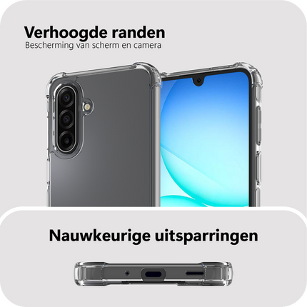 FlexImpact Case - Samsung Galaxy A18 / A17 (4G / 5G) - TPU Impact Back Cover - Clear