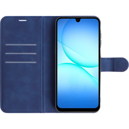 PrimeWallet Case - Samsung Galaxy A18 / A17 (4G / 5G) - PU leather Wallet Case - Blue