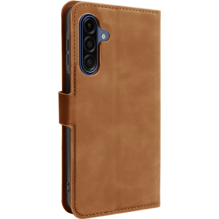 PrimeWallet Case - Samsung Galaxy A18 / A17 (4G / 5G) - PU leather Wallet Case - Brown