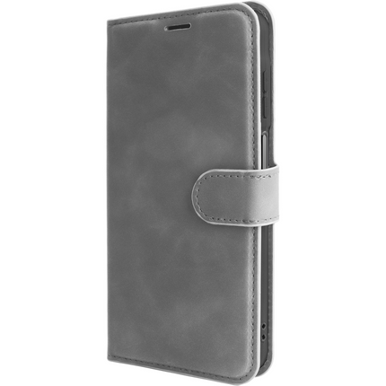 PrimeWallet Case - Samsung Galaxy A18 / A17 (4G / 5G) - PU leather Wallet Case - Grey