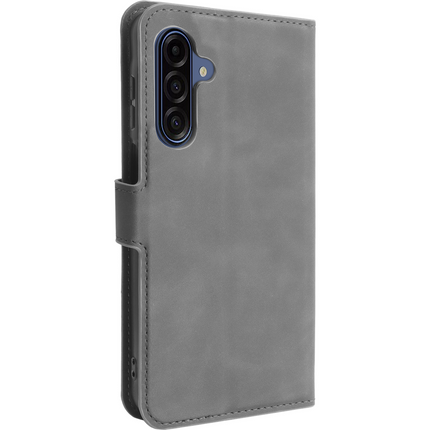 PrimeWallet Case - Samsung Galaxy A18 / A17 (4G / 5G) - PU leather Wallet Case - Grey