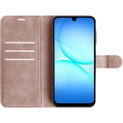 PrimeWallet Case - Samsung Galaxy A18 / A17 (4G / 5G) - PU leather Wallet Case - Pink