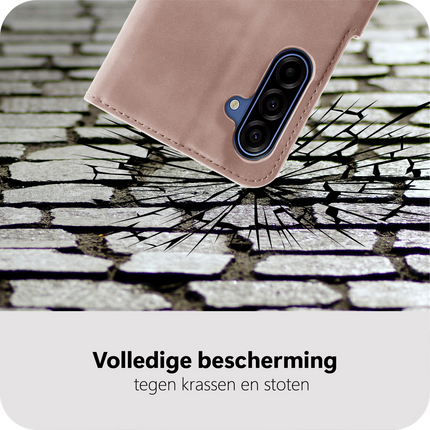 PrimeWallet Case - Samsung Galaxy A18 / A17 (4G / 5G) - PU leather Wallet Case - Pink