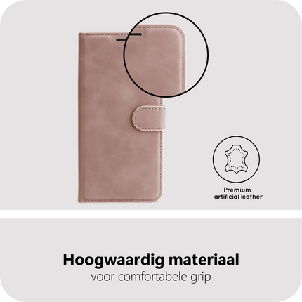 PrimeWallet Case - Samsung Galaxy A18 / A17 (4G / 5G) - PU leather Wallet Case - Pink