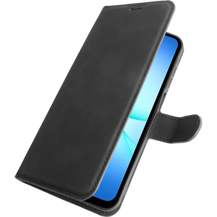 PrimeWallet Case - Samsung Galaxy A18 / A17 (4G / 5G) - PU leather Wallet Case - Black