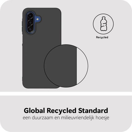 Zero% Case - Samsung Galaxy A18 / A17 (4G / 5G) - Soft TPU Back Cover (GRS Recycled) - Black