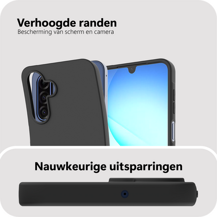 Zero% Case - Samsung Galaxy A18 / A17 (4G / 5G) - Soft TPU Back Cover (GRS Recycled) - Black