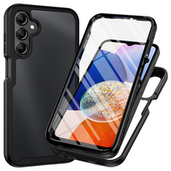 360 Defense Case - Samsung Galaxy A27 Hoesje - Full Body Protection with Built-in Screenprotector - Black