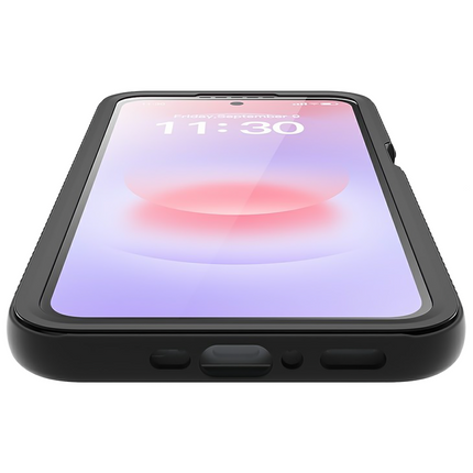360 Defense Case - Samsung Galaxy A27 Hoesje - Full Body Protection with Built-in Screenprotector - Black