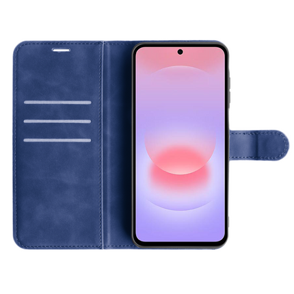 PrimeWallet Case - Samsung Galaxy A27 - PU leather Wallet Case - Blue