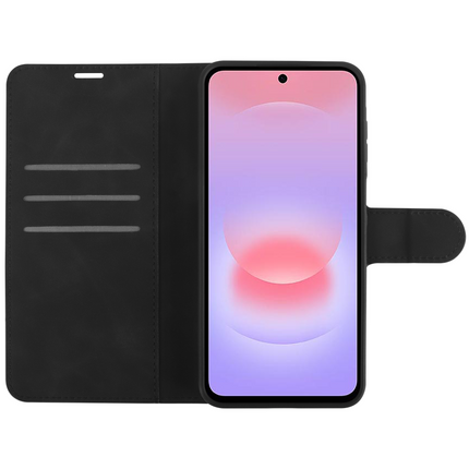 PrimeWallet Case - Samsung Galaxy A27 - PU leather Wallet Case - Black