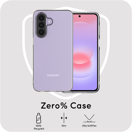 Zero% Case - Samsung Galaxy A27 - Soft TPU Back Cover (GRS Recycled) - Clear
