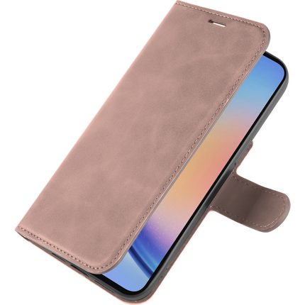 PrimeWallet Case - Samsung Galaxy A35 - PU leather Wallet Case - Pink
