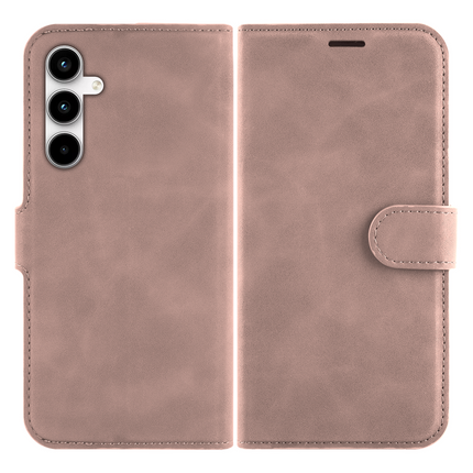 PrimeWallet Case - Samsung Galaxy A35 - PU leather Wallet Case - Pink