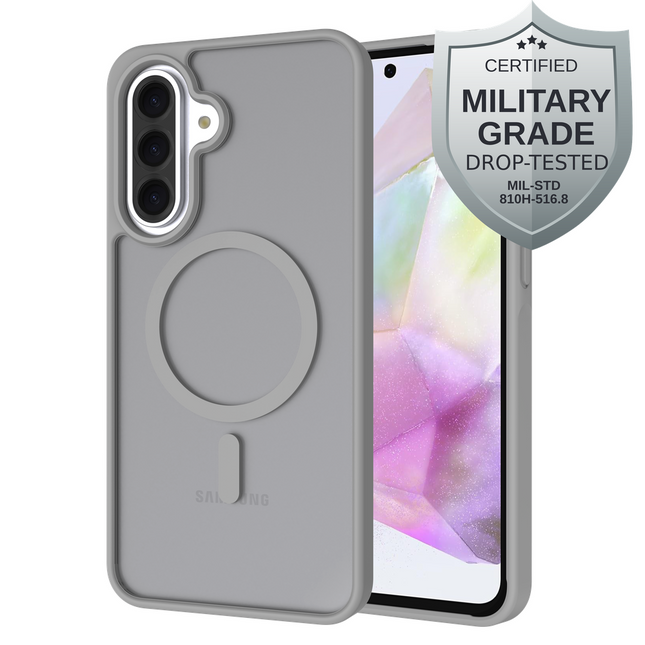 ArmorElite Case - Samsung Galaxy A36 / A56 - Military Grade Back Cover - (compatible with MagSafe) - Grey