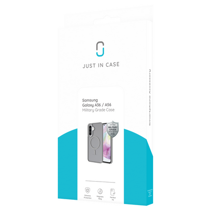 ArmorElite Case - Samsung Galaxy A36 / A56 - Military Grade Back Cover - (compatible with MagSafe) - Grey