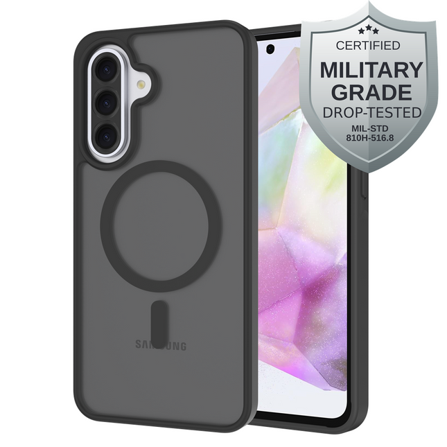 ArmorElite Case - Samsung Galaxy A36 / A56 - Military Grade Back Cover - (compatible with MagSafe) - Black