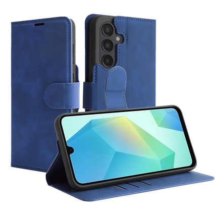 PrimeWallet Case - Samsung Galaxy A36 / A56 - PU leather Wallet Case - Blue