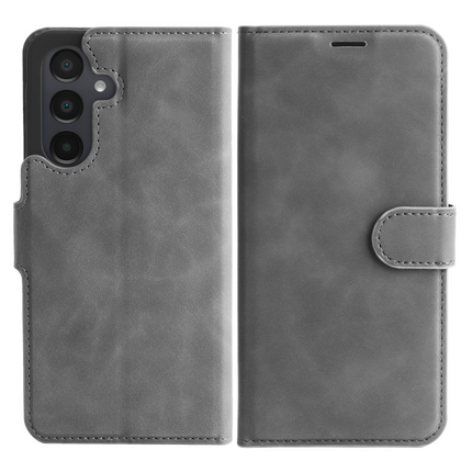 PrimeWallet Case - Samsung Galaxy A36 / A56 - PU leather Wallet Case - Grey