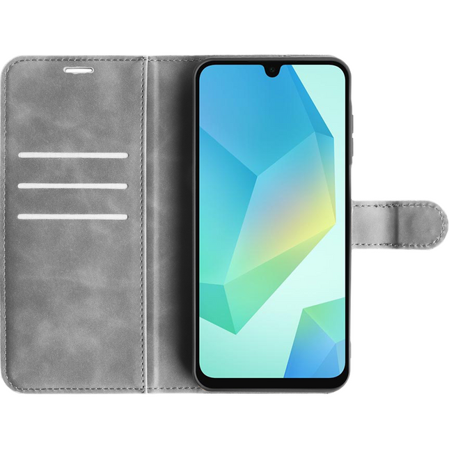 PrimeWallet Case - Samsung Galaxy A36 / A56 - PU leather Wallet Case - Grey