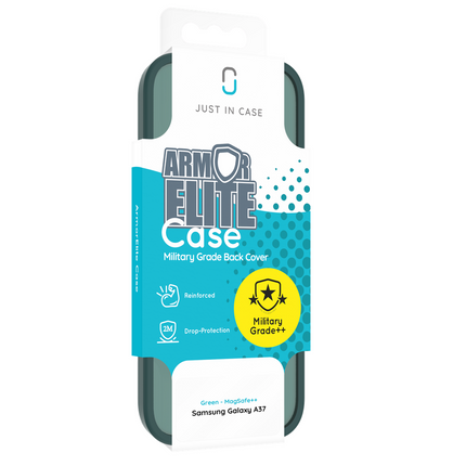 ArmorElite Case - Samsung Galaxy A37 - Military Grade Back Cover - (compatible with MagSafe) - Green
