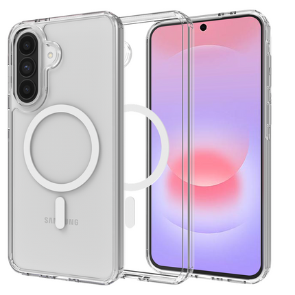 ArmorElite Case - Samsung Galaxy A37 - Military Grade Back Cover - (compatible with MagSafe) - Clear