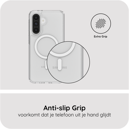 ArmorElite Case - Samsung Galaxy A37 - Military Grade Back Cover - (compatible with MagSafe) - Clear