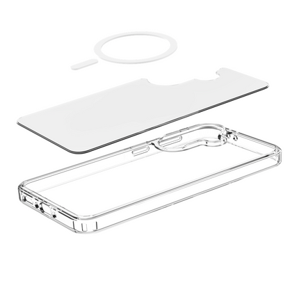 ArmorElite Case - Samsung Galaxy A37 - Military Grade Back Cover - (compatible with MagSafe) - Clear