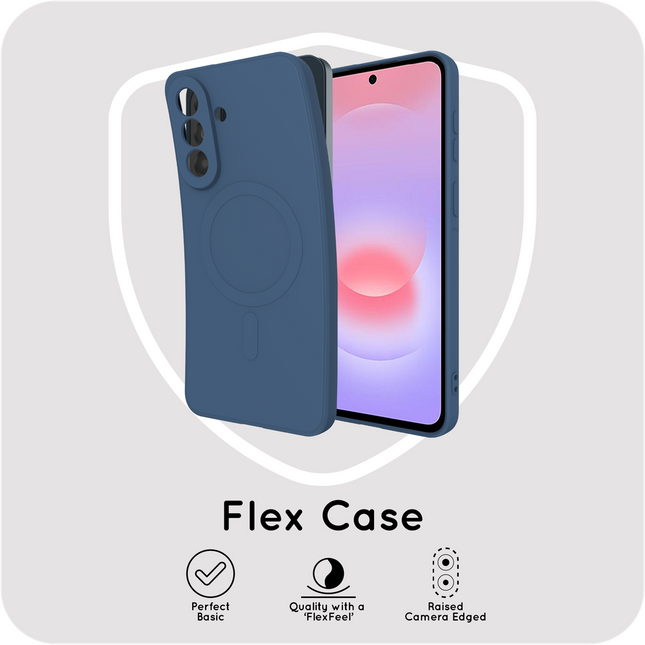 Flex Case - Samsung Galaxy A37 - TPU Back Cover - (compatible with MagSafe) - Blue