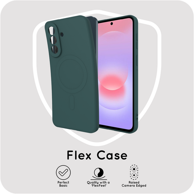 Flex Case - Samsung Galaxy A37 - TPU Back Cover - (compatible with MagSafe) - Green