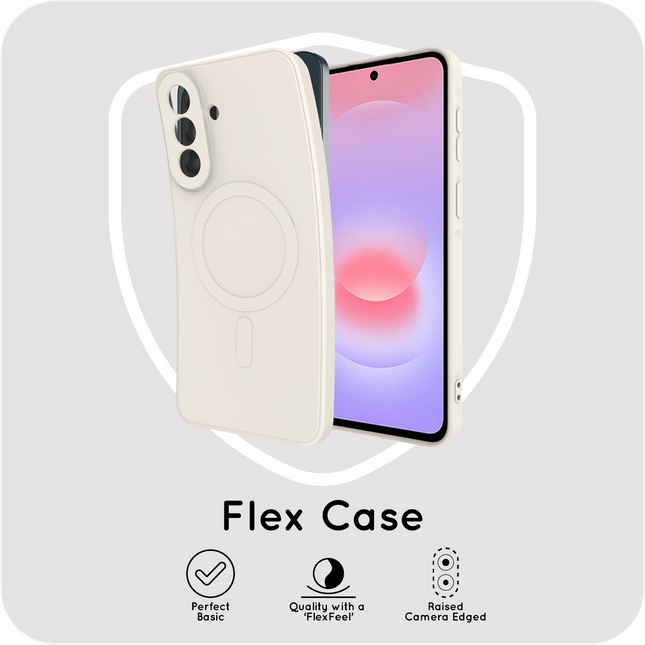 Flex Case - Samsung Galaxy A37 - TPU Back Cover - (compatible with MagSafe) - Ivory