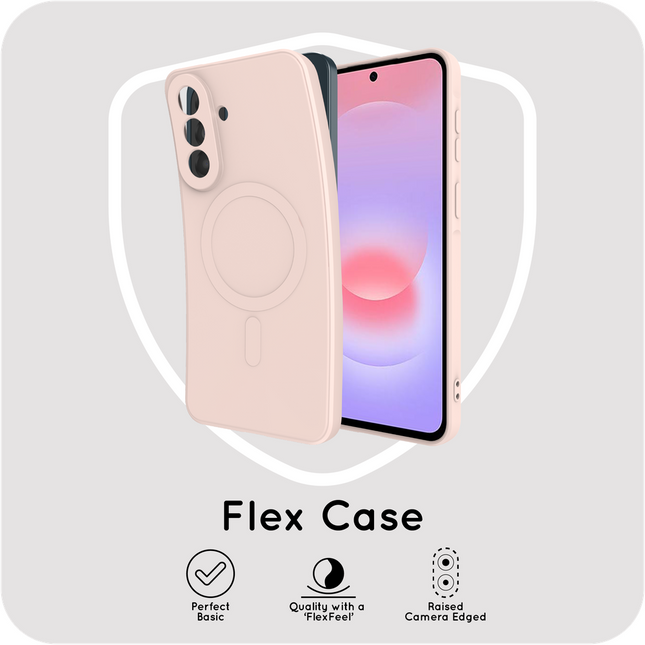 Flex Case - Samsung Galaxy A37 - TPU Back Cover - (compatible with MagSafe) - Light Pink