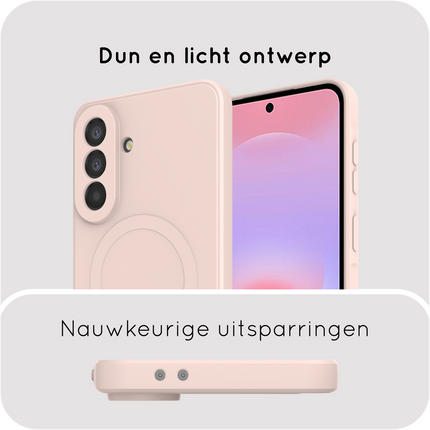 Flex Case - Samsung Galaxy A37 - TPU Back Cover - (compatible with MagSafe) - Light Pink