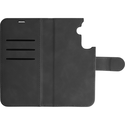 PrimeWallet SnapOn Case - Samsung Galaxy A37 - Detachable PU leather Wallet Case - (compatible with MagSafe) - Black