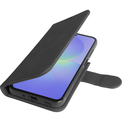 PrimeWallet SnapOn Case - Samsung Galaxy A37 - Detachable PU leather Wallet Case - (compatible with MagSafe) - Black