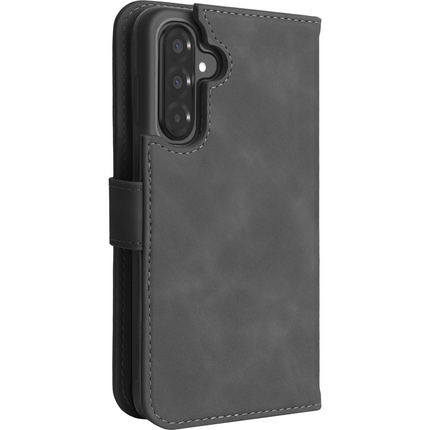 PrimeWallet SnapOn Case - Samsung Galaxy A37 - Detachable PU leather Wallet Case - (compatible with MagSafe) - Black