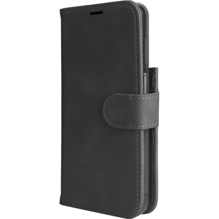 PrimeWallet SnapOn Case - Samsung Galaxy A37 - Detachable PU leather Wallet Case - (compatible with MagSafe) - Black